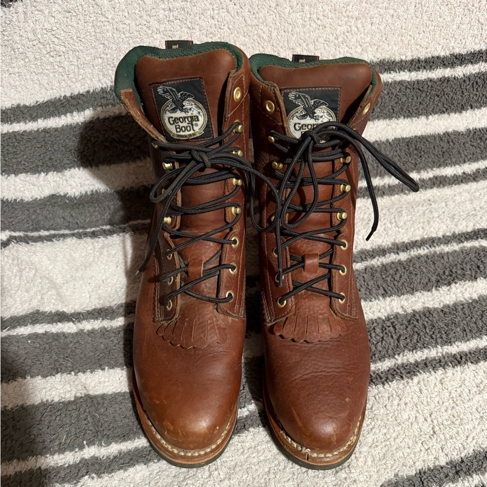 Georgia Boot Men's Rugged Brown Leather Boots
**FARM & RANCH